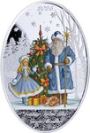 Pièce de monnaie en Argent 5 Dollars g 31.1 (1 oz) Millésime 2025 Matryoshka Doll FATHER FROST AND SNOW MAIDEN