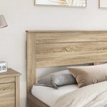 vidaXL Tête de lit Chêne Sonoma 200 cm Bois d'ingénierie