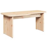 vidaXL Table basse 2 Pièces Naturel Bois massif en pin