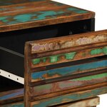 vidaXL Tables de chevet 2 Pièces 40x34x46 cm bois massif de récupération