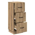 vidaXL Armoire à tiroirs 33 x 34 5 x 87 cm Bois d'ingénierie