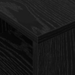 vidaXL Table d'appoint Chêne noir 30 5 x 30 x 45 cm Bois d'ingénierie