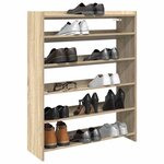 vidaXL Étagère à chaussures chêne sonoma 80x25x100cm bois d'ingénierie