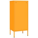 vidaXL Armoire de rangement Jaune moutarde 42 5x35x101 5 cm Acier