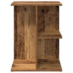 vidaXL Table de chevet vieux bois 46 5x29x61 cm bois d'ingénierie