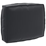 vidaXL Coussin Noir 50 x 40 x 12 cm Tissu Oxford