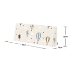 Flexa DAWN Coussin de dossier 90 cm Motif montgolfieres