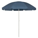 vidaXL Parasol de plage bleu 240 cm