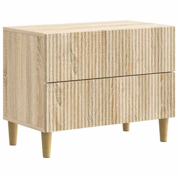 vidaXL Cabinet de chevet avec tiroir Chêne Sonoma 62 x 34 5 x 48 cm
