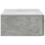 vidaXL Table d'appoint murale 87 5 x 34 5 x 17 cm Bois d'ingénierie