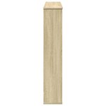 VidaXL Cadre de cheminée chêne sonoma 100x20x100 cm bois d'ingénierie