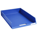 Corbeille à courrier c4 + office - bleu - x 6 - exacompta