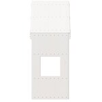 vidaXL Toit de lit pour enfants blanc 55x99x139 5cm bois de pin massif