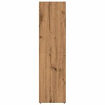 vidaXL Bibliothèque chêne artisanal 36x30x114 cm bois d'ingénierie