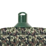 vidaXL Umbrella de pêche Camouflage 300 x 240 cm Polyester Oxford