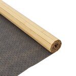 vidaXL Tapis rectangulaire naturel clair 80x500 cm bambou