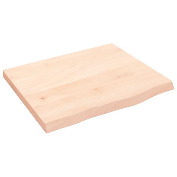 vidaXL Étagère murale 60x50x(2-4) cm bois de chêne massif non traité