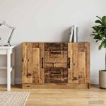 vidaXL Buffet Bois ancien 89 x 34 5 x 57 cm Bois d'ingénierie