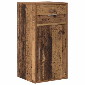 vidaXL Buffet avec tiroir Bois ancien 38 x 34 x 75 cm