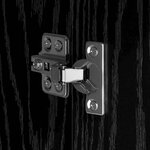 vidaXL Buffet avec tiroir Chêne noir 60 x 30 x 75 cm Bois d'ingénierie