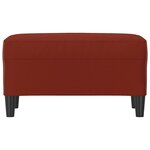 vidaXL Banc Rouge bordeaux 70x35x41 cm Similicuir