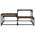 vidaXL Table basse chêne marron 87 5x87 5x40 cm bois d'ingénierie