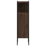 vidaXL Armoire de salle de bain chêne marron 33x33x120 5 cm