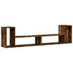 vidaXL Meubles TV 2 Pièces chêne fumé 100x30x50 cm bois d'ingénierie