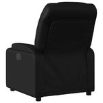 vidaXL Fauteuil inclinable électrique Noir Similicuir