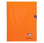 Cahier MIMESYS Piqué Polypro 24 x 32 cm 96 pages 90g Séyès Orange CLAIREFONTAINE