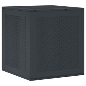 vidaXL Boîte de rangement Anthracite 55 x 53 x 57 cm Polypropylène