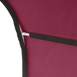 vidaXL Tunnel de lit 2 Pièces Rouge 211 x 67 5 x 2 cm Polyester