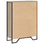 vidaXL Bibliothèque chêne sonoma 80x31x106 cm bois d'ingénierie