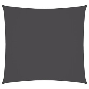 vidaXL Parasol en tissu oxford carré 3x3 m anthracite