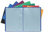 Protège-documents a4 polypro 10 pochettes 20 vues bleu exacompta