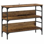 vidaXL Table console Bois ancien 100 x 32 x 75 cm Bois d'ingénierie