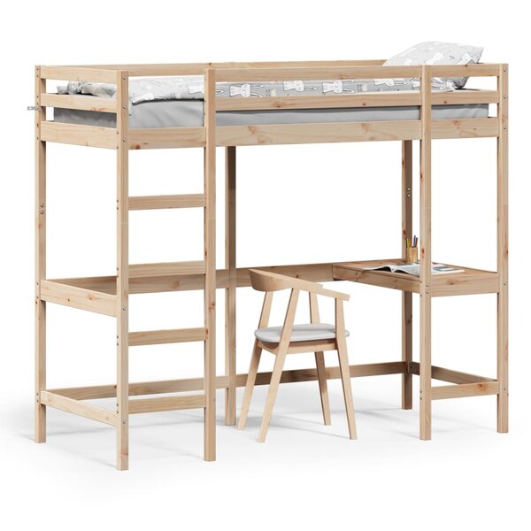 vidaXL Lit superposé sans matelas 75x190 cm bois de pin massif