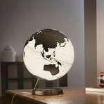 Globe terrestre lumineux Light & Colour Ø 30 cm - Metal Charbon