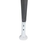 vidaXL Tente de fête Anthracite et blanc 800 x 400 x 266 cm