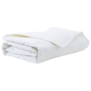 vidaXL Couette d'été 135 x 200 cm Été Plume Blanc Respirant