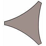 Perel Voile d'ombrage triangulaire 5 m Couleur taupe GSS3500TA