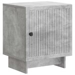 vidaXL Cabinet de chevet Gris béton 43 x 34 5 x 50 cm