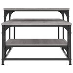 vidaXL Table basse sonoma gris 102x60x45 cm bois d'ingénierie