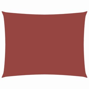 vidaXL Voile de parasol tissu oxford rectangulaire 4x6 m terre cuite