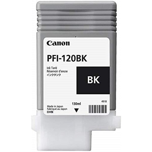 Cartouche d'encre Original 2885C001 PFI-120 BK 130 ml Noir CANON
