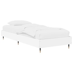 vidaXL Cadre de lit Blanc 80 x 200 cm Bois d'ingénierie