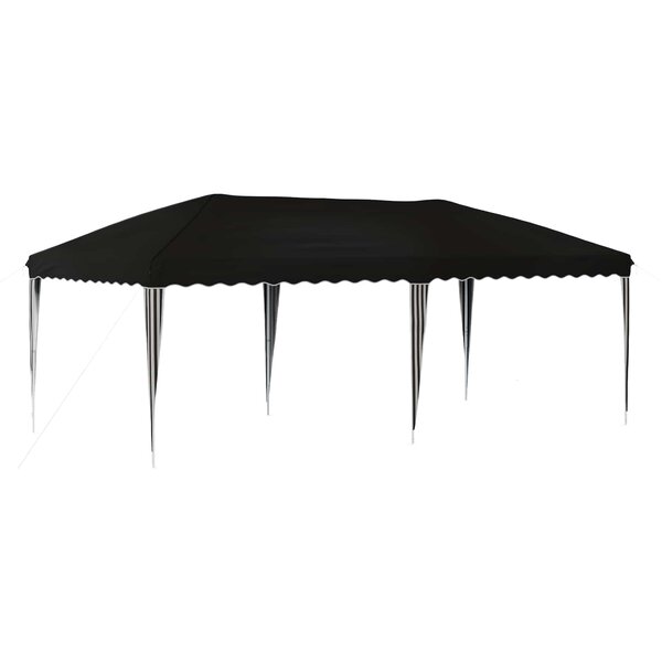 vidaXL Tente de fête pop-up 575 x 290 x 245 cm Noir