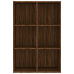 vidaXL Bibliothèque/Buffet Chêne marron 66x30x98 cm Bois d'ingénierie