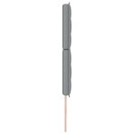 vidaXL Tête de Lit LED Design Lignes Gris Clair 90 cm Tissu