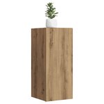 vidaXL Meuble TV chêne artisanal 30 5x30x60 cm bois d'ingénierie